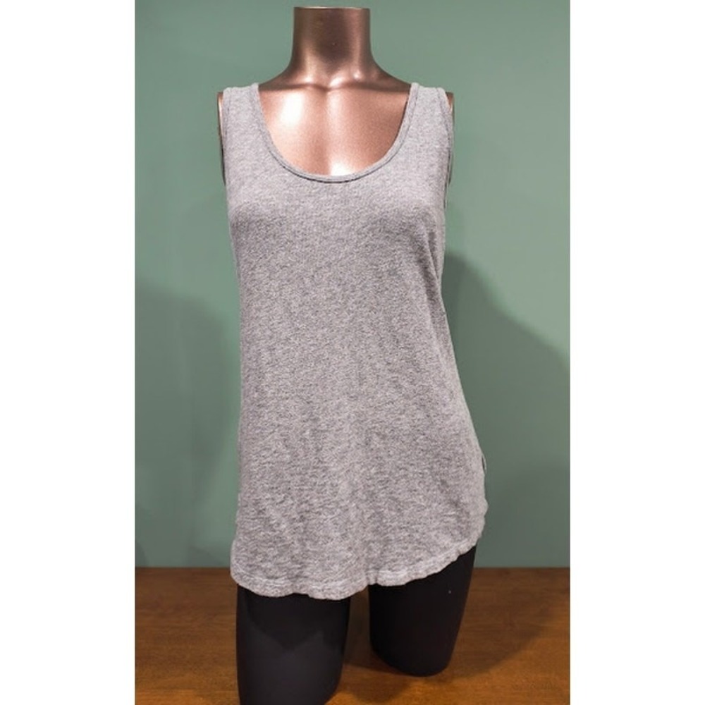 CAbi Heather Gray Slight Racerback Tunic Tank‎ Top - Size Small